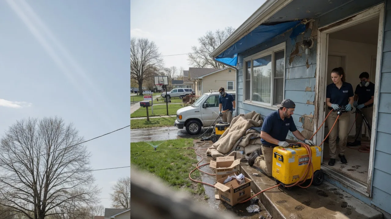 Basement Flood Cleanup in Peru, IL near me
